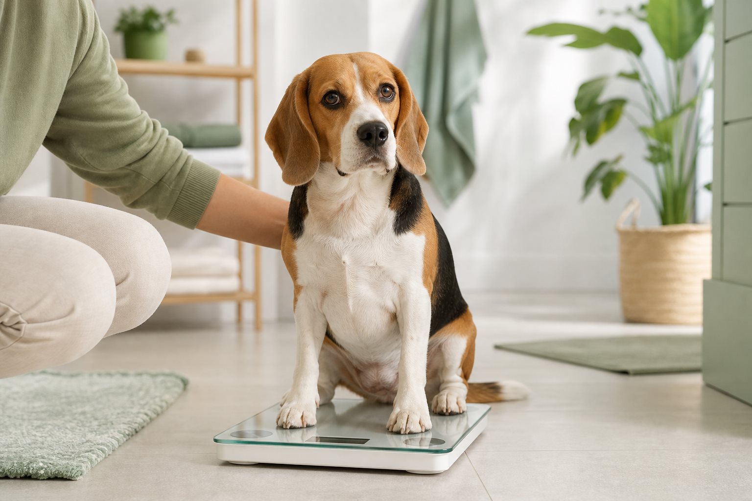 Gewichtskurve und Idealgewicht für Hund und Katze