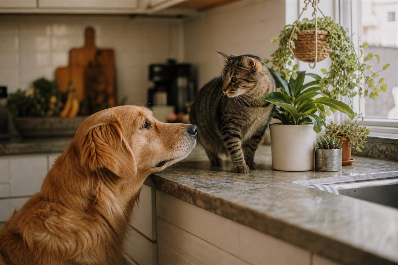 Giftige Lebensmittel und Pflanzen für Hund und Katze